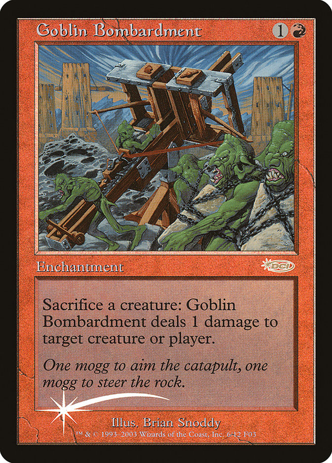 Goblin Bombardment [Friday Night Magic 2003] | Shuffle n Cut Hobbies & Games