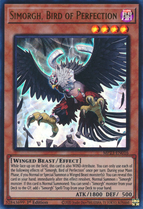 Simorgh, Bird of Perfection [MP23-EN016] Ultra Rare | Shuffle n Cut Hobbies & Games