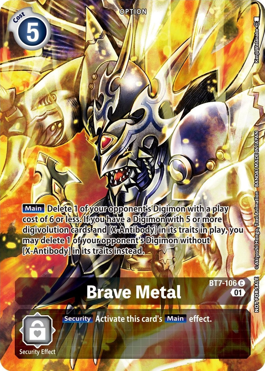 Brave Metal [BT7-106] (Premium Deck Set) [Next Adventure Promos] | Shuffle n Cut Hobbies & Games