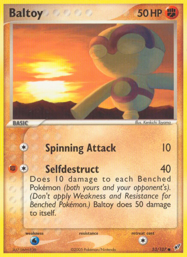 Baltoy (53/107) [EX: Deoxys] | Shuffle n Cut Hobbies & Games