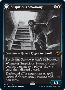 Suspicious Stowaway // Seafaring Werewolf [Innistrad: Double Feature] | Shuffle n Cut Hobbies & Games