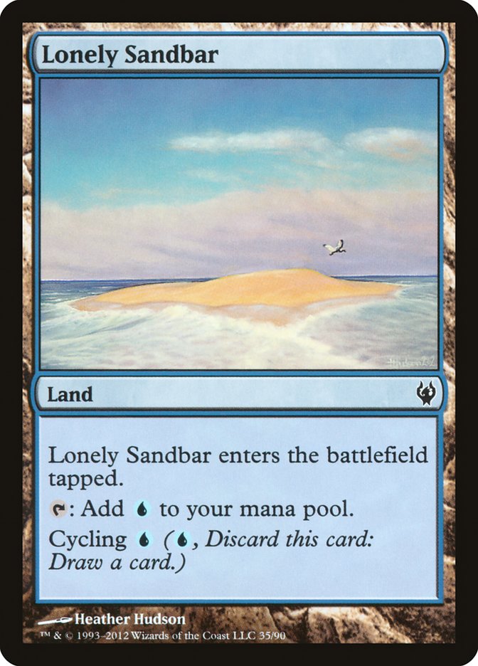 Lonely Sandbar [Duel Decks: Izzet vs. Golgari] | Shuffle n Cut Hobbies & Games