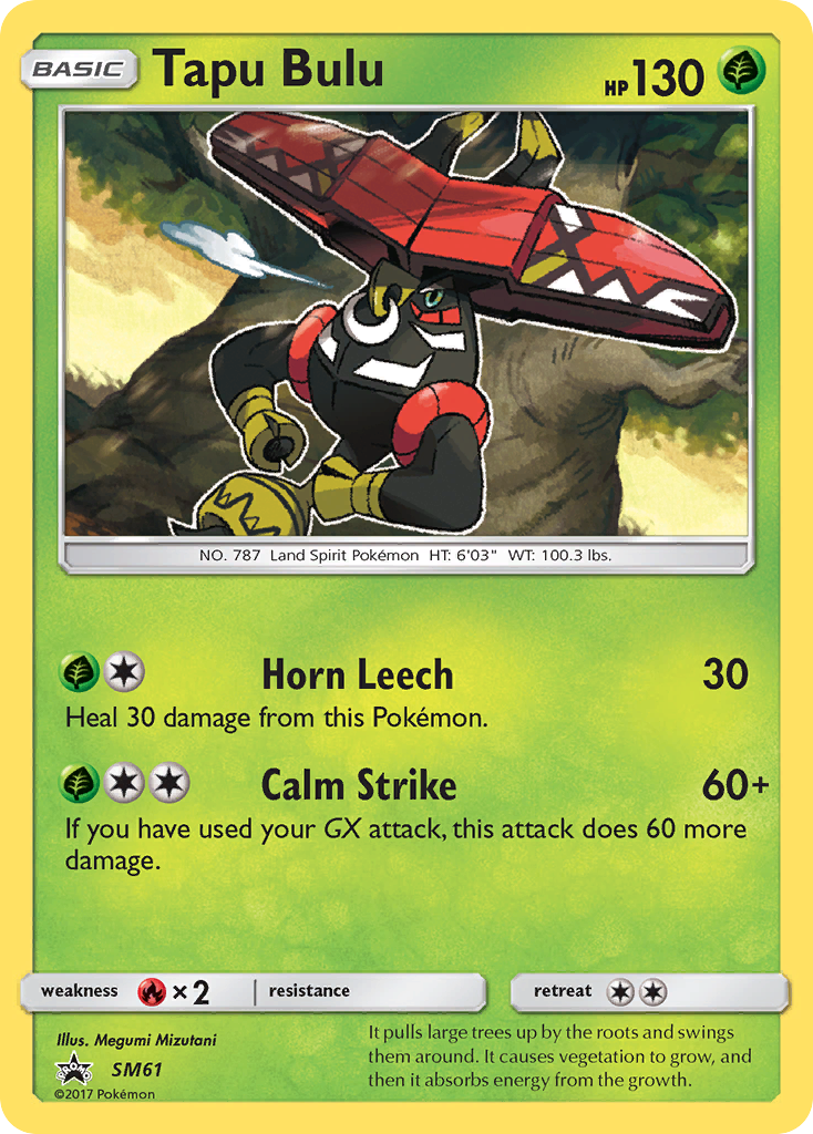 Tapu Bulu (SM61) [Sun & Moon: Black Star Promos] | Shuffle n Cut Hobbies & Games