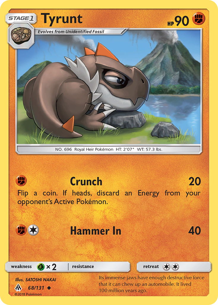 Tyrunt (68/131) [Sun & Moon: Forbidden Light] | Shuffle n Cut Hobbies & Games