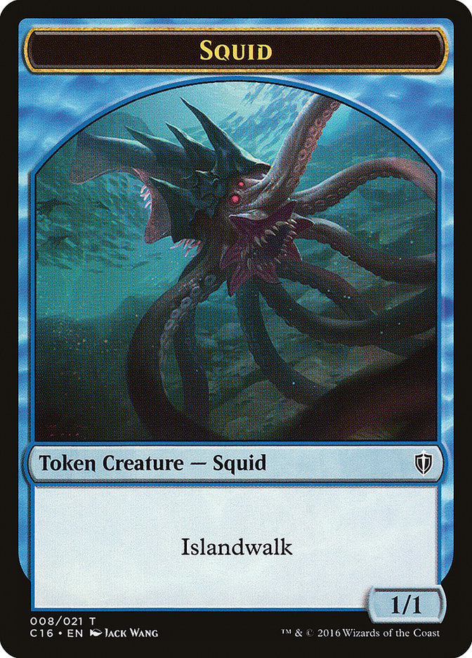 Squid Token [Commander 2016 Tokens] | Shuffle n Cut Hobbies & Games