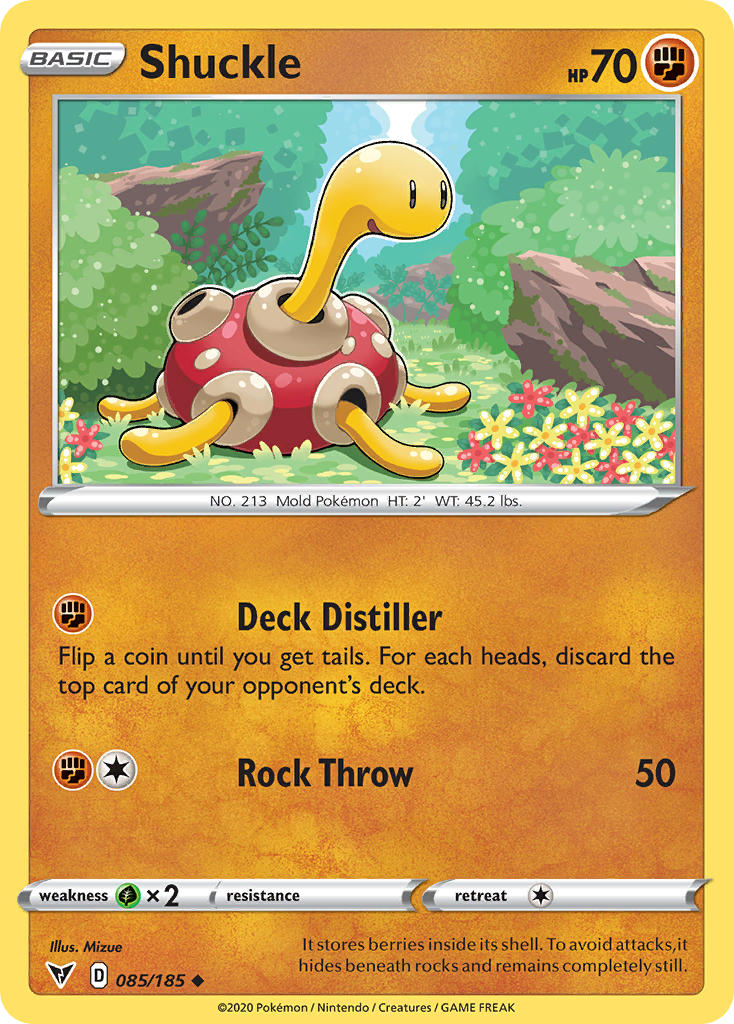 Shuckle (085/185) [Sword & Shield: Vivid Voltage] | Shuffle n Cut Hobbies & Games