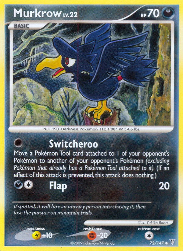 Murkrow (72/147) [Platinum: Supreme Victors] | Shuffle n Cut Hobbies & Games