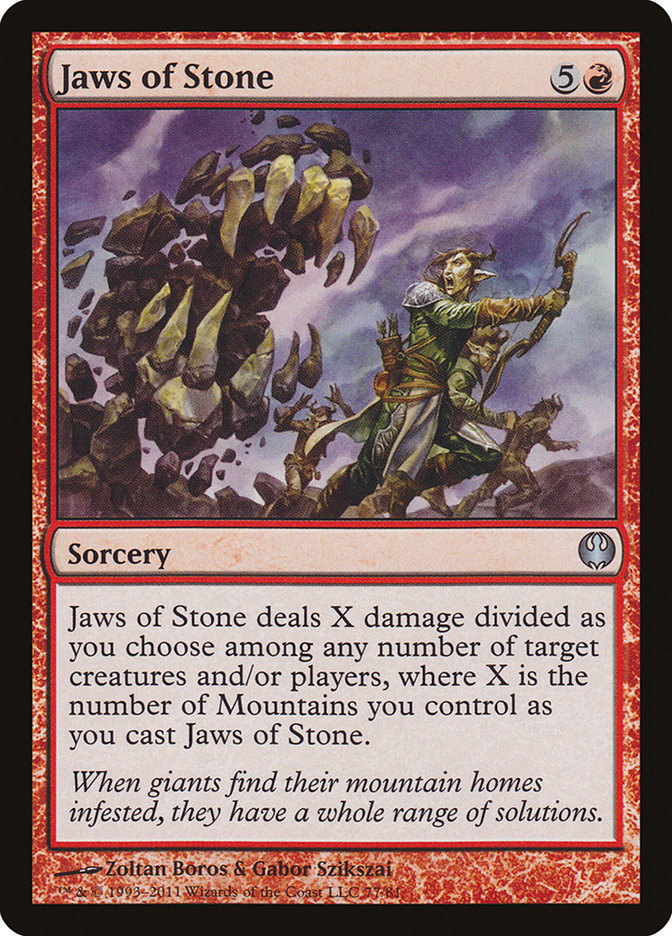 Jaws of Stone [Duel Decks: Knights vs. Dragons] | Shuffle n Cut Hobbies & Games