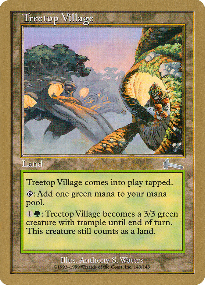 Treetop Village (Matt Linde) [World Championship Decks 1999] | Shuffle n Cut Hobbies & Games