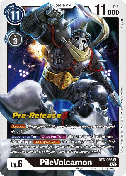 PileVolcamon [BT6-066] [Double Diamond Pre-Release Cards] | Shuffle n Cut Hobbies & Games