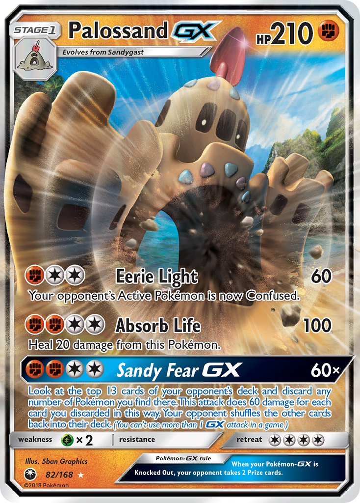 Palossand GX (82/168) [Sun & Moon: Celestial Storm] | Shuffle n Cut Hobbies & Games