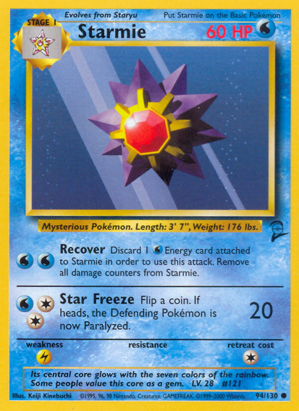 Starmie (94/130) [Base Set 2] | Shuffle n Cut Hobbies & Games