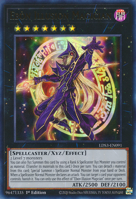 Ebon Illusion Magician [LDS3-EN091] Ultra Rare | Shuffle n Cut Hobbies & Games