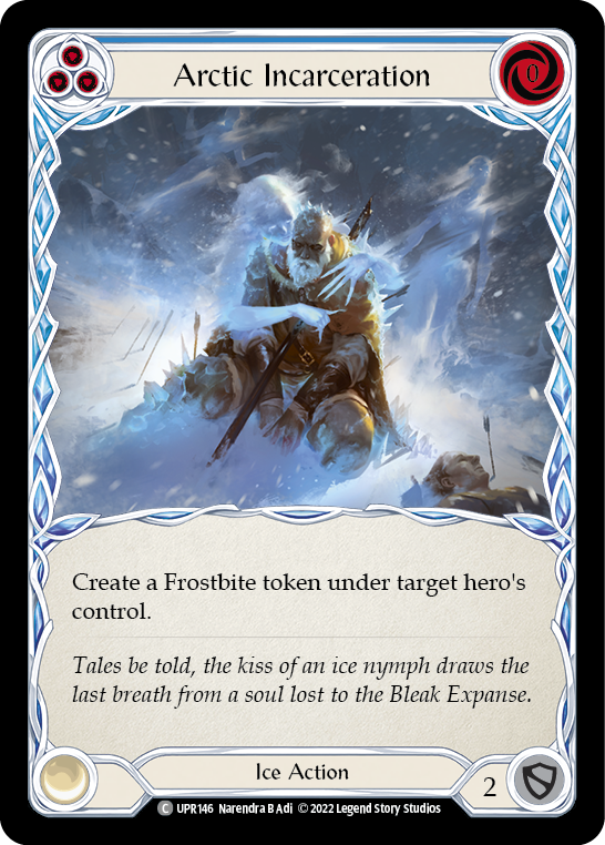 Arctic Incarceration (Blue) [UPR146] (Uprising)  Rainbow Foil | Shuffle n Cut Hobbies & Games