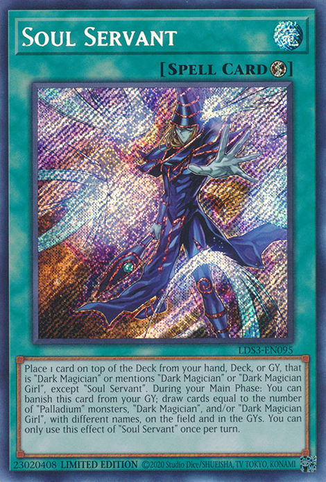 Soul Servant [LDS3-EN095] Secret Rare | Shuffle n Cut Hobbies & Games