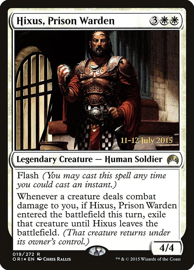 Hixus, Prison Warden [Magic Origins Prerelease Promos] | Shuffle n Cut Hobbies & Games