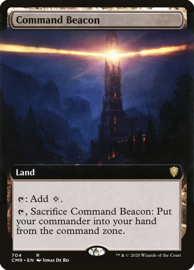 Command Beacon (Extended Art) [Commander Legends] | Shuffle n Cut Hobbies & Games