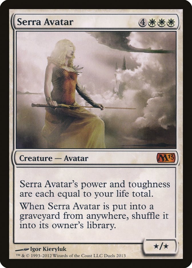 Serra Avatar (Duels of the Planeswalkers Promos) [Duels of the Planeswalkers Promos 2012] | Shuffle n Cut Hobbies & Games