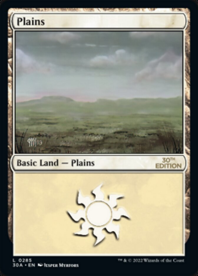 Plains (285) [30th Anniversary Edition] | Shuffle n Cut Hobbies & Games