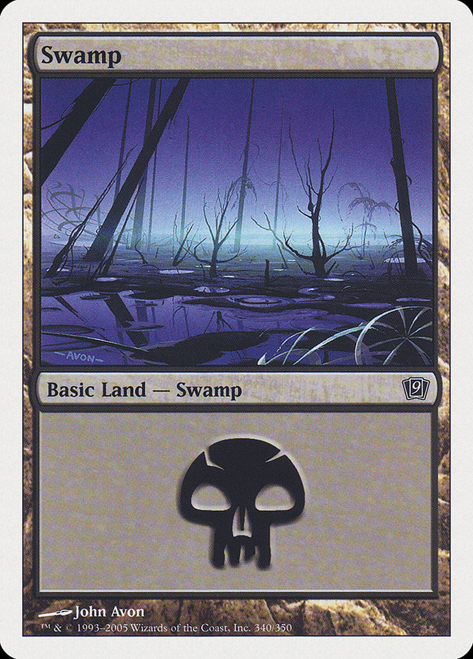 Swamp (340) [Ninth Edition] | Shuffle n Cut Hobbies & Games