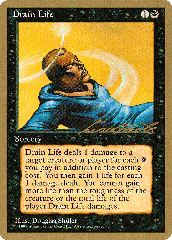 Drain Life (Leon Lindback) [Pro Tour Collector Set] | Shuffle n Cut Hobbies & Games