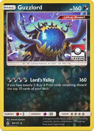 Guzzlord (80/131) (League Promo) [Sun & Moon: Forbidden Light] | Shuffle n Cut Hobbies & Games