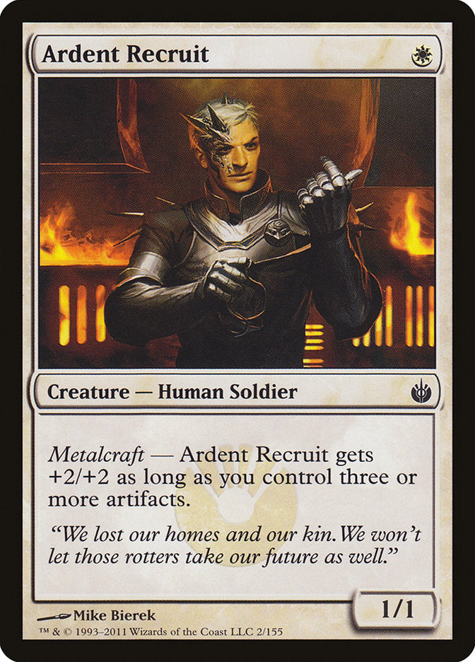 Ardent Recruit [Mirrodin Besieged] | Shuffle n Cut Hobbies & Games