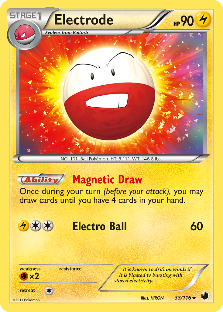 Electrode (33/116) [Black & White: Plasma Freeze] | Shuffle n Cut Hobbies & Games