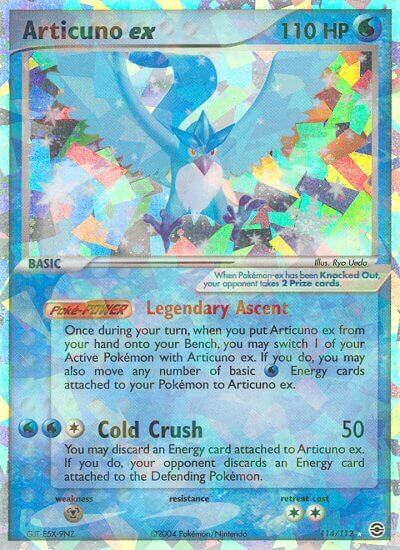 Articuno ex (114/112) [EX: FireRed & LeafGreen] | Shuffle n Cut Hobbies & Games