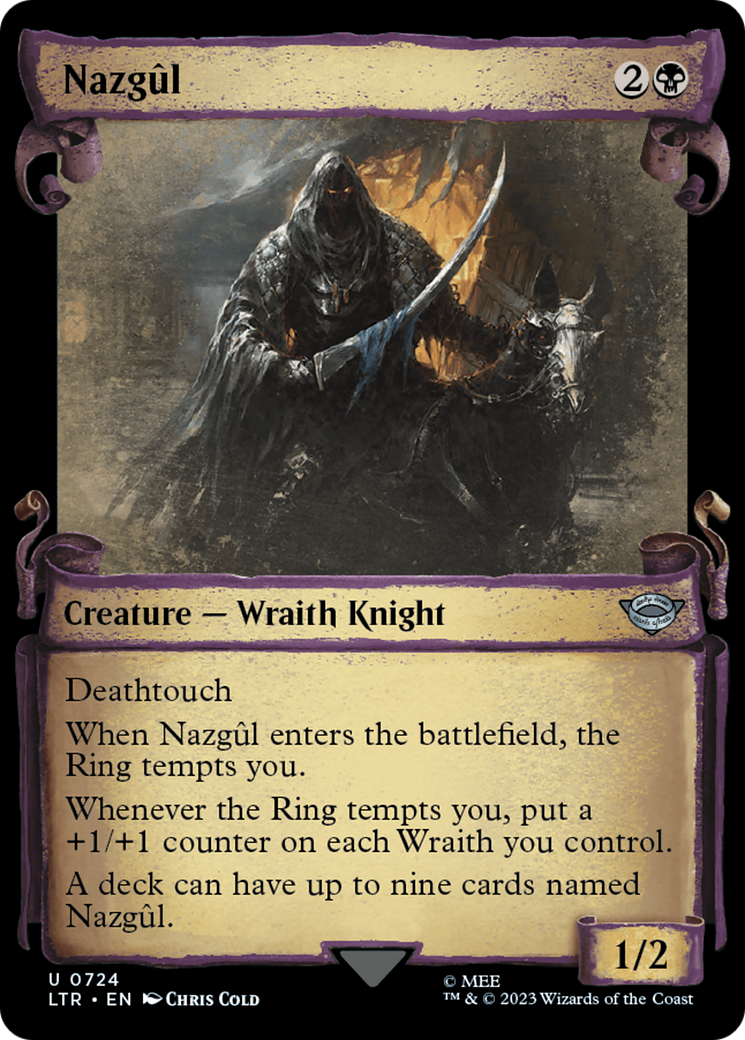 Nazgul (0724) [The Lord of the Rings: Tales of Middle-Earth Showcase Scrolls] | Shuffle n Cut Hobbies & Games