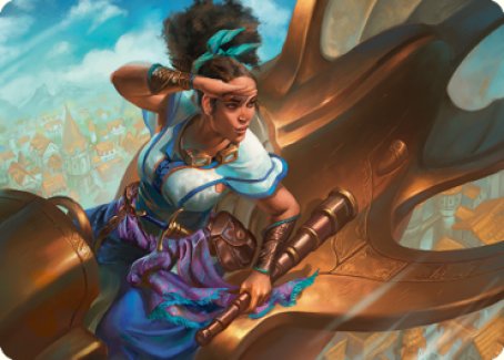 Talas Lookout Art Card [Dominaria United Art Series] | Shuffle n Cut Hobbies & Games