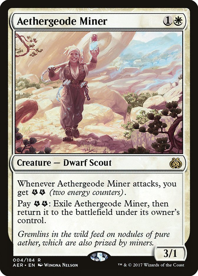 Aethergeode Miner [Aether Revolt] | Shuffle n Cut Hobbies & Games