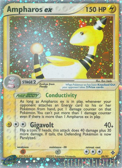 Ampharos ex (89/97) [EX: Dragon] | Shuffle n Cut Hobbies & Games