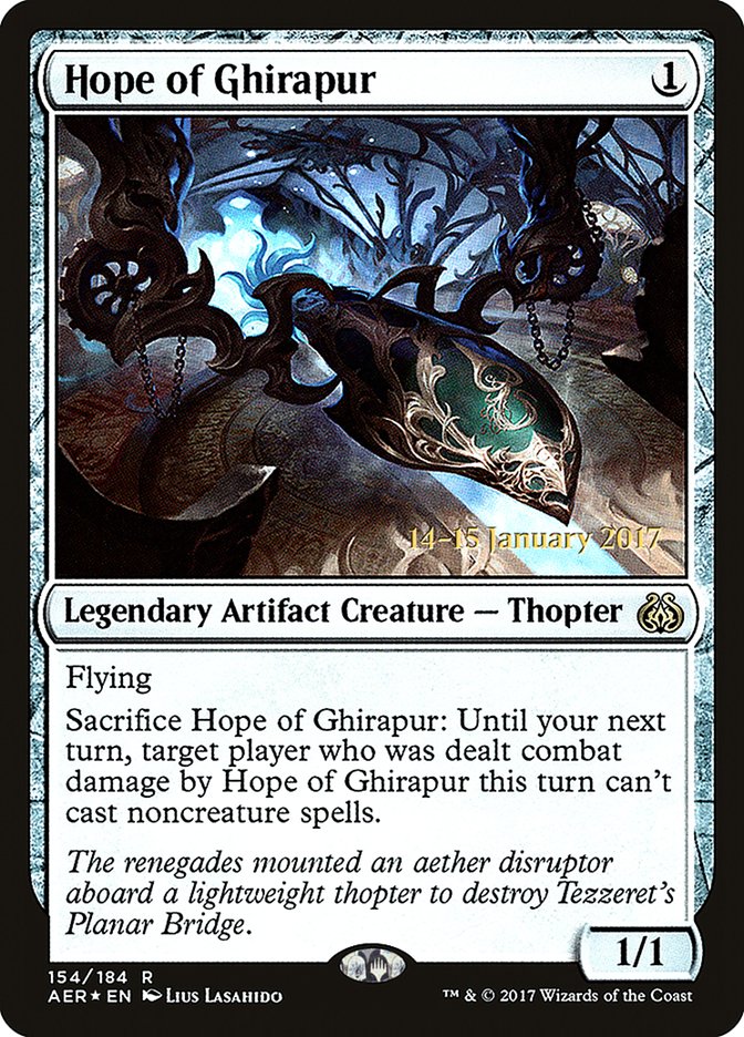 Hope of Ghirapur [Aether Revolt Prerelease Promos] | Shuffle n Cut Hobbies & Games