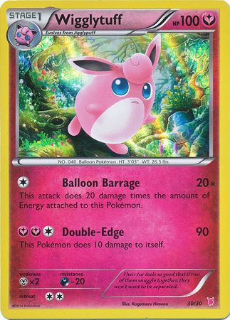 Wigglytuff (30/30) [XY: Trainer Kit 1 - Wigglytuff] | Shuffle n Cut Hobbies & Games