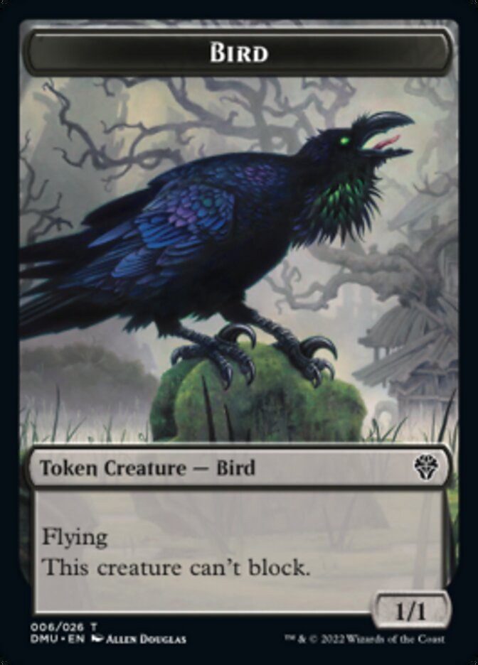 Bird Token (006) [Dominaria United Tokens] | Shuffle n Cut Hobbies & Games