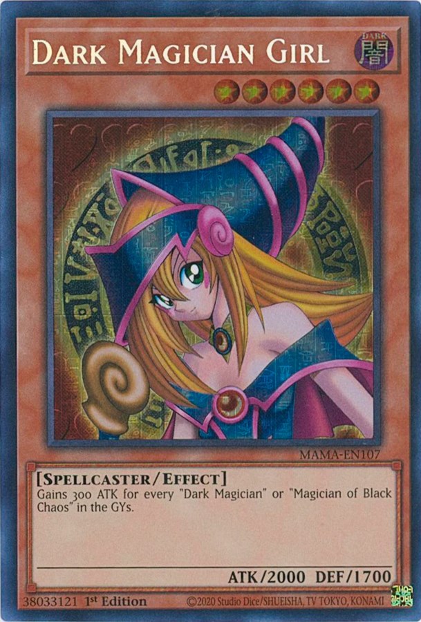 Dark Magician Girl [MAMA-EN107] Secret Pharaoh's Rare | Shuffle n Cut Hobbies & Games