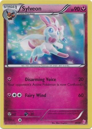 Sylveon (30/30) [XY: Trainer Kit - Sylveon] | Shuffle n Cut Hobbies & Games