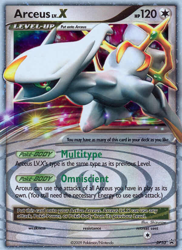 Arceus Lv.X (DP53) [Diamond & Pearl: Black Star Promos] | Shuffle n Cut Hobbies & Games