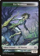 Copy // Elf Warrior Double-Sided Token [Double Masters Tokens] | Shuffle n Cut Hobbies & Games