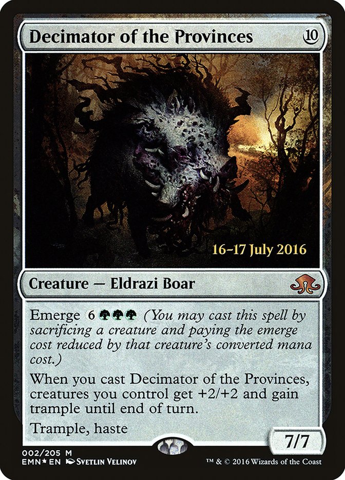 Decimator of the Provinces [Eldritch Moon Prerelease Promos] | Shuffle n Cut Hobbies & Games