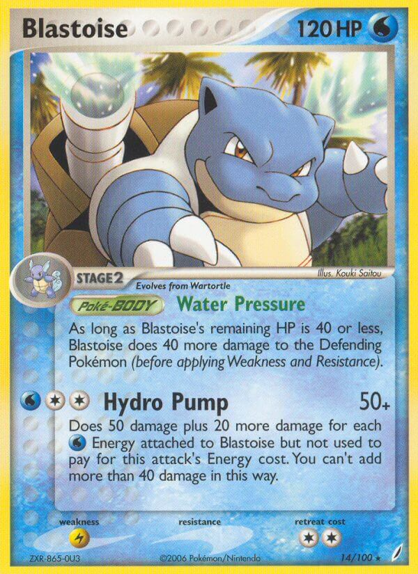 Blastoise (14/100) (Theme Deck Exclusive) [EX: Crystal Guardians] | Shuffle n Cut Hobbies & Games