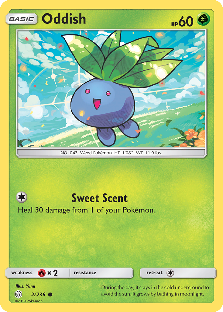 Oddish (2/236) [Sun & Moon: Cosmic Eclipse] | Shuffle n Cut Hobbies & Games