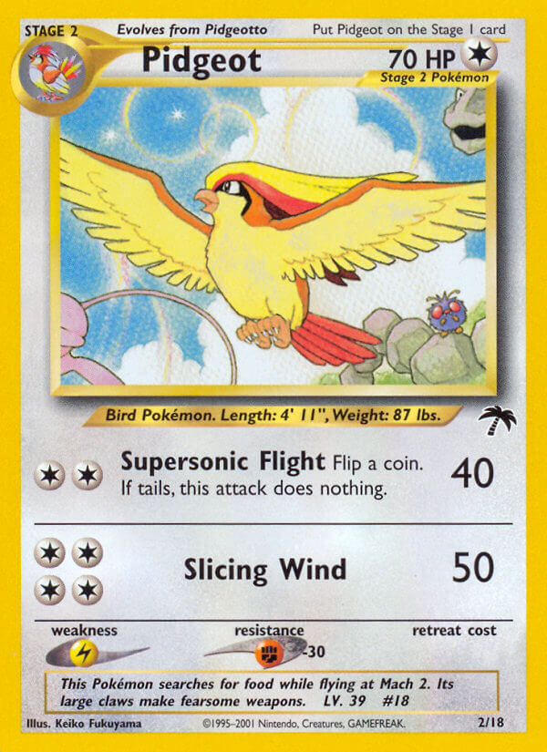 Pidgeot (2/18) [Southern Islands] | Shuffle n Cut Hobbies & Games