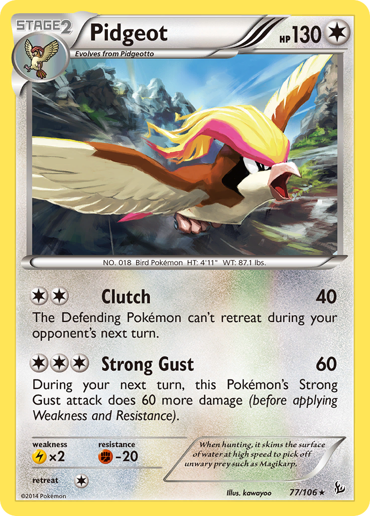 Pidgeot (77/106) [XY: Flashfire] | Shuffle n Cut Hobbies & Games