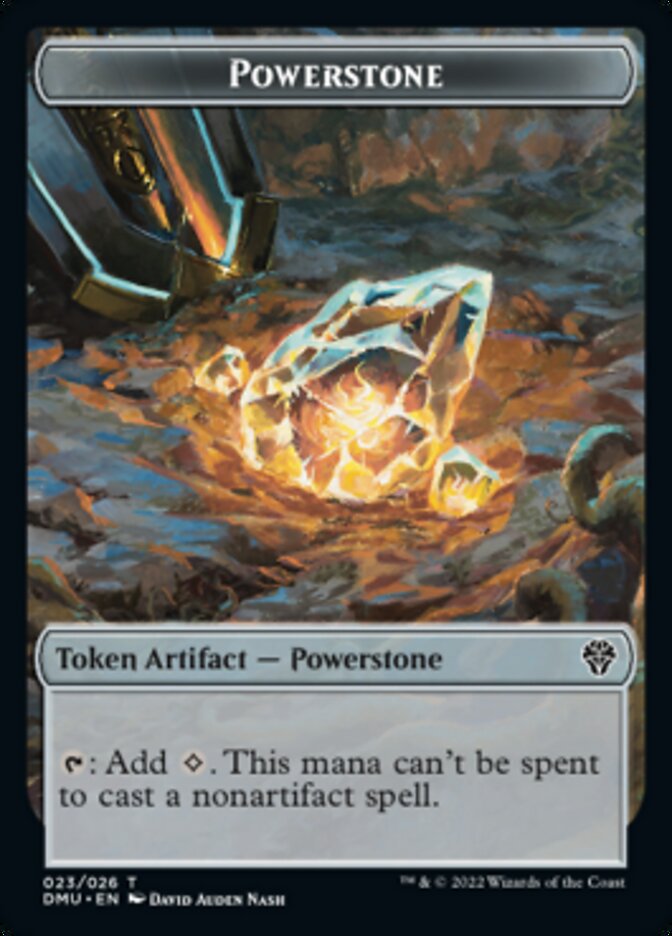 Powerstone Token [Dominaria United Tokens] | Shuffle n Cut Hobbies & Games