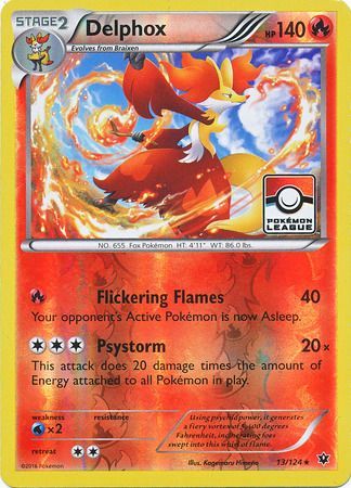 Delphox (13/124) (League Promo) [XY: Fates Collide] | Shuffle n Cut Hobbies & Games