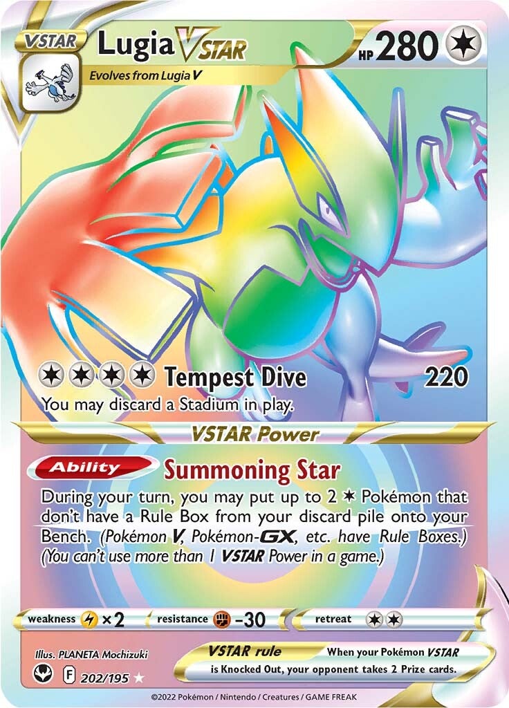 Lugia VSTAR (202/195) [Sword & Shield: Silver Tempest] | Shuffle n Cut Hobbies & Games