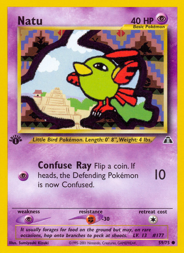 Natu (59/75) [Neo Discovery 1st Edition] | Shuffle n Cut Hobbies & Games