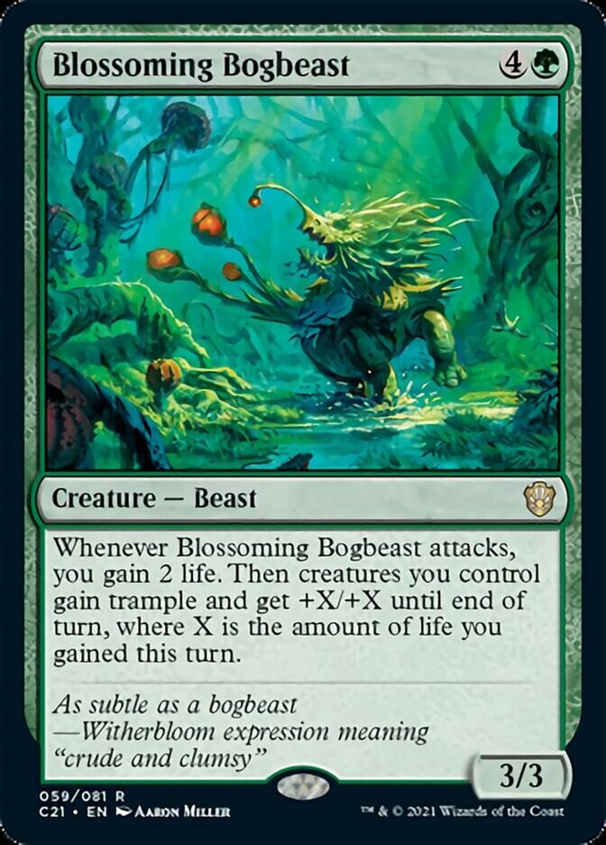 Blossoming Bogbeast [Commander 2021] | Shuffle n Cut Hobbies & Games